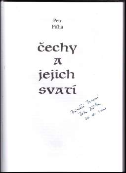 Petr Piťha: Čechy a jejich svatí