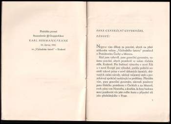 Karl Hermann Frank: Čechy a Morava v říši