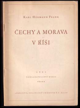 Čechy a Morava v říši