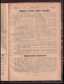Antonín Stržínek: Čechy a Řím - dějepisný časopis lidovýchovný - ročník I. - čísla 1 - 50 -