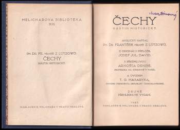 František Hrabě z Lützowů: Čechy