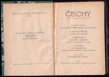 František Hrabě z Lützowů: Čechy