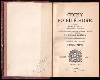 Ernest Denis: Čechy po Bílé Hoře