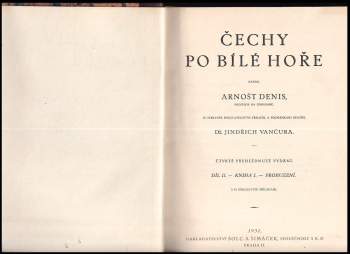 Ernest Denis: Čechy po Bílé hoře