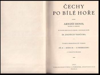 Ernest Denis: Čechy po Bílé hoře