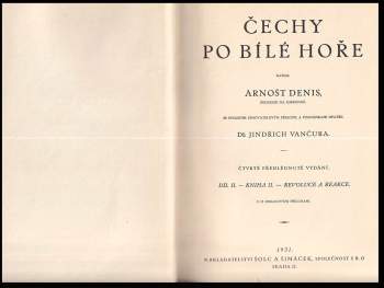 Ernest Denis: Čechy po Bílé hoře