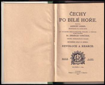Ernest Denis: Čechy po Bílé Hoře