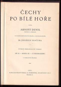 Ernest Denis: Čechy po Bílé hoře