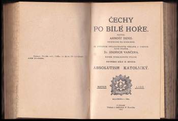 Ernest Denis: Čechy po Bílé Hoře