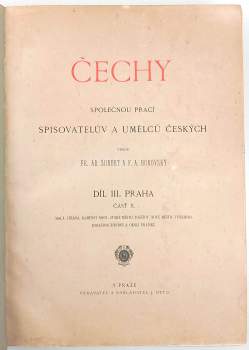 František Adolf Šubert: Čechy společnou prací spisovatelův a umělců českých