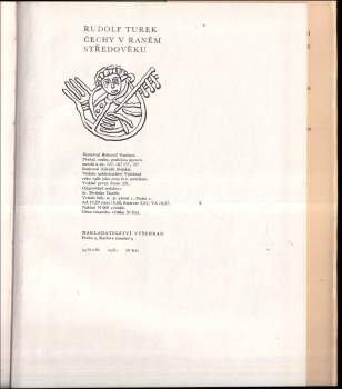 Rudolf Turek: Čechy v raném středověku
