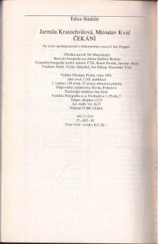 Jan Popper: Čekání