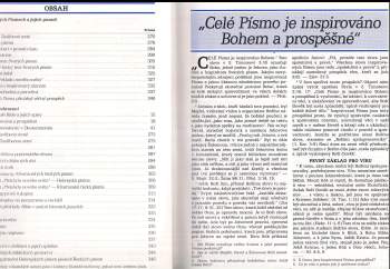 Celé Písmo je inspirované Bohem a prospěšné