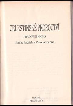 James Redfield: Celestinské proroctví