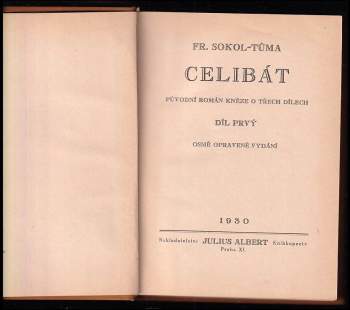František Sokol Tůma: Celibát