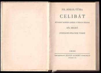 František Sokol Tůma: Celibát