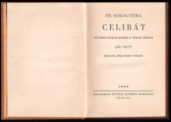 František Sokol Tůma: Celibát