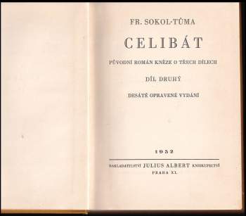 František Sokol Tůma: Celibát