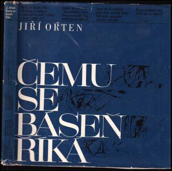 Jiří Orten: Čemu se báseň říká