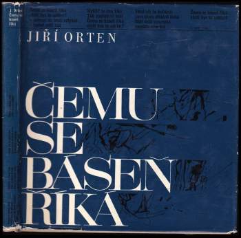 Jiří Orten: Čemu se báseň říká