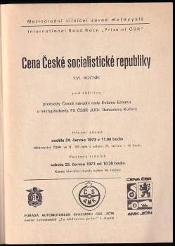 Cena České socialistické republiky XVI. ročník
