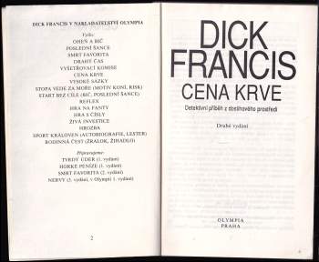 Dick Francis: Cena krve