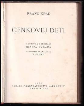 Fraňo Kráľ: Čenkovej deti