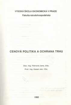 Cenová politika a ochrana trhu