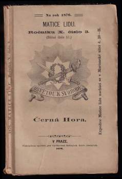 Josef Holeček: Černá Hora