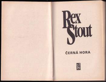 Rex Stout: Černá Hora
