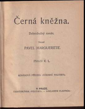 Paul Margueritte: Černá kněžna