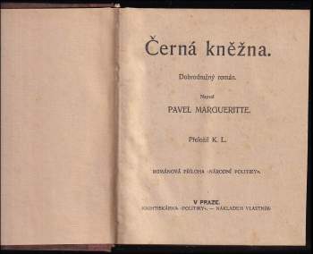 Paul Margueritte: Černá kněžna