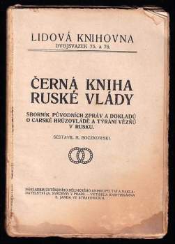 Černá kniha ruské vlády