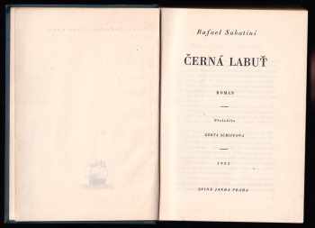 Rafael Sabatini: Černá labuť