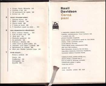 Basil Davidson: Černá paní