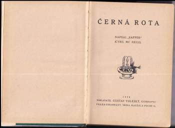 H. C McNeile: Černá rota