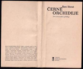 Rex Stout: Černé orchideje