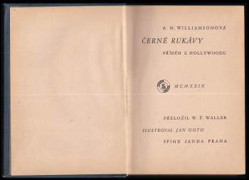 A. M Williamson: Černé rukávy