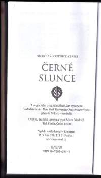 Nicholas Goodrick-Clarke: Černé slunce