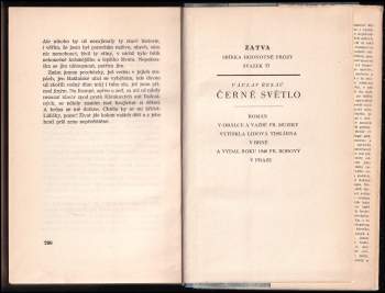 Václav Řezáč: Černé světlo