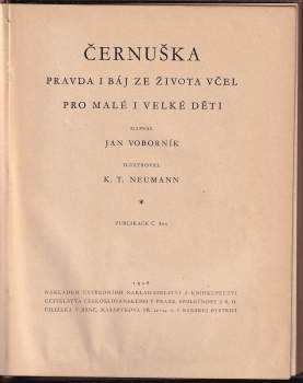 Černuška : pravda i báj ze života včel pro malé i velké děti
