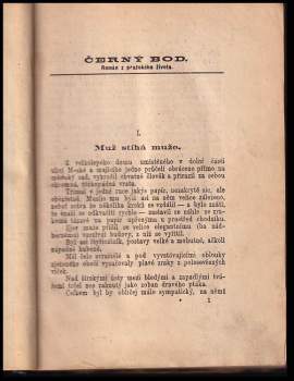 Arthur Arnould: Černý bod