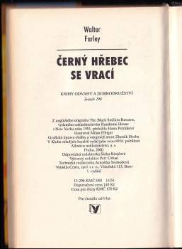 Walter Farley: Černý hřebec se vrací