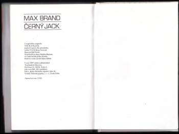 Max Brand: Černý Jack