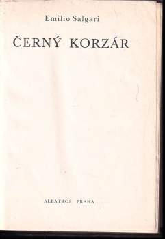 Emilio Salgari: Černý korzár