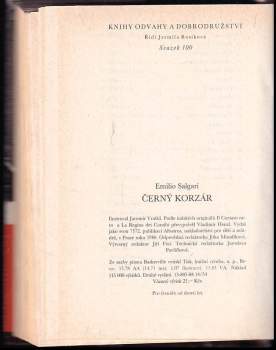 Emilio Salgari: Černý korzár
