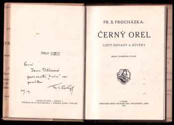 František Serafínský Procházka: Černý orel