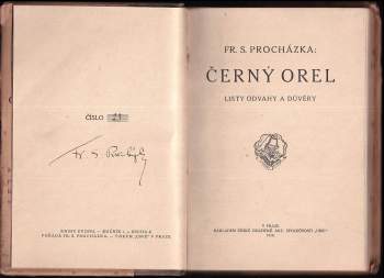 František Serafínský Procházka: Černý orel