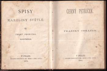 Karolina Světlá: Černý Petříček