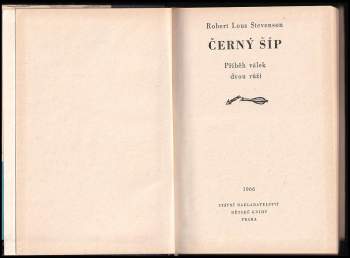 Robert Louis Stevenson: Černý šíp